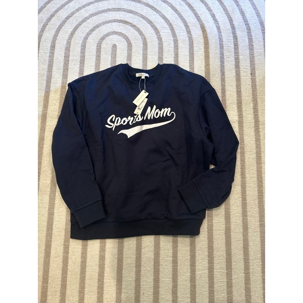 NWT Favorite Daughter Navy 'Sports Mom' Sweatshirt - Size Medium